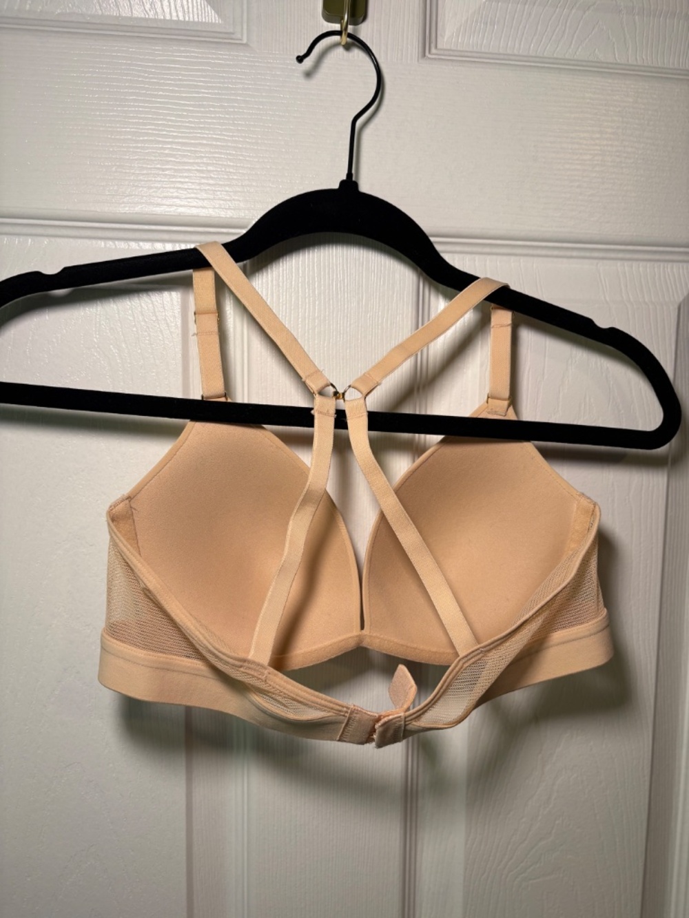 LIVELY The All-Day T-Shirt Bra 34B Nude Beige Wireless Racerback - Picture 5 of 7